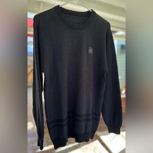 David Archy Men’s Black Fleece Pullover NWT - Sz Small